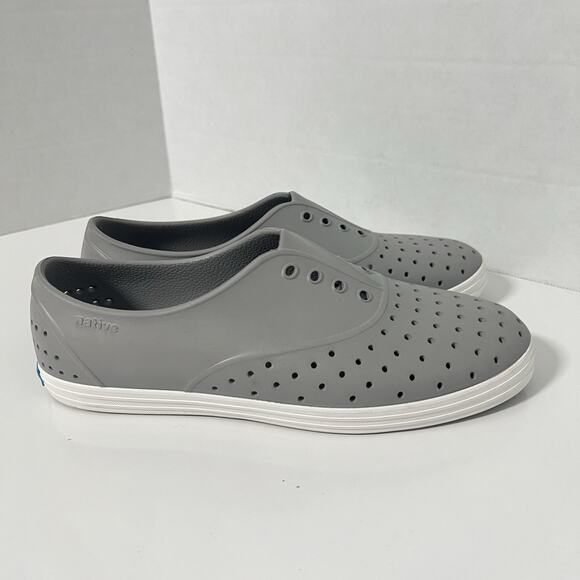 Native Shoes Women's Jefferson Flax Gray White Size 9 NEW - Picture 3 of 10